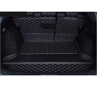 Car Trunk Protective Mat Deluxe Leather Full Rear Trunk Tray Liner Cargo Mat Floor Protector Foot Pad Mats For XRV For VEZEL 2015 2016 2017 2018 2019(Black beige)