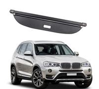Car Trunk Retractable Cargo Cover for BMW X3 2011 2012 2013 2014 2015 2016 2017,Anti-Peeping,Rear Trunk Parcel Shelf Luggage Security Shield Shade,Carbon Black