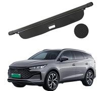 Car Trunk Retractable Cargo Cover for BYD Tang 2nd Generation/Tang DMi/DM 2018 2019 2020 2021 2022-2025,Rear Trunk Parcel Shelf Luggage Security Shield Shade,Anti-Peeping,Carbon Black