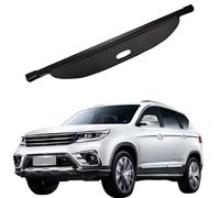 Car Trunk Retractable Cargo Cover for Dongfeng Jingyi X5 2017 2018 2019,Rear Trunk Parcel Shelf Luggage Security Shield Shade,Anti-Peeping,Carbon Black