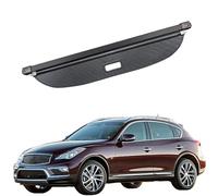 Car Trunk Retractable Cargo Cover for Infiniti QX50 2013 2014 2015 2016 2017 2018,Rear Trunk Parcel Shelf Luggage Security Shield Shade,Anti-Peeping,Carbon Black