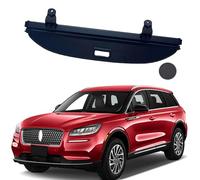 Car Trunk Retractable Cargo Cover for Lincoln Cursair 2019 2020 2021 2022 2023 2024 2025,Rear Trunk Parcel Shelf Luggage Security Shield Shade,Anti-Peeping,Canvas Black