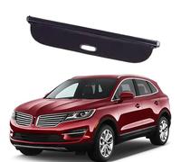 Car Trunk Retractable Cargo Cover for Lincoln MKC 2015 2016 2017 2018 2019,Rear Trunk Parcel Shelf Luggage Security Shield Shade,Anti-Peeping,Canvas Black