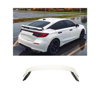 Car Trunk Spoiler Rear Trunk Wing Spoiler Accessories For Civic 11th Gen For Sedan For Hatchback 2022 White Black Car Styling Decoration(Hatchback White)