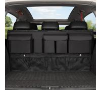 Car Trunk Storage Bags For Dacia Duster II SUV 2018-2024, Rear Backrest Organizer Container Portable And Wear-Resistant Hanging Bag Interior Accessories,Black