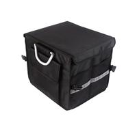 Car Trunk Storage Box for Dacia Jogger Extreme/Logan MCV/Duster Nova, Wear Resistant Foldable Car Trunk Boot Storage Organizer with Reflective Strip,Black-28L