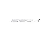 Car Trunk Words Logo Badge Emblem Decal Sticker Compatible With 2 Series 216d 218d 220d 225d 228d 230d 235d 240d F44 G42 U06 F22 F45 F46(220d chrome)