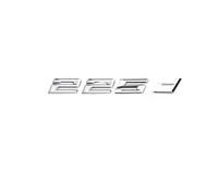 Car Trunk Words Logo Badge Emblem Decal Sticker Compatible With 2 Series 216d 218d 220d 225d 228d 230d 235d 240d F44 G42 U06 F22 F45 F46(225d chrome)