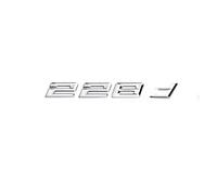 Car Trunk Words Logo Badge Emblem Decal Sticker Compatible With 2 Series 216d 218d 220d 225d 228d 230d 235d 240d F44 G42 U06 F22 F45 F46(228d chrome)