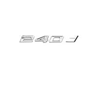 Car Trunk Words Logo Badge Emblem Decal Sticker Compatible With 2 Series 216d 218d 220d 225d 228d 230d 235d 240d F44 G42 U06 F22 F45 F46(240d chrome)