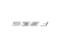 Car Trunk Words Logo Badge Emblem Decal Sticker Compatible With 2 Series 216d 218d 220d 225d 228d 230d 235d 240d F44 G42 U06 F22 F45 F46(235d chrome)