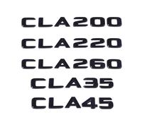 Car Trunk Words Logo Badge Emblem Decals Sticker Compatible with CLA CLA35 CLA45 CLA180 CLA200 CLA250 CLA220 CLA260 W117 W118(Gloss black,CLA180)