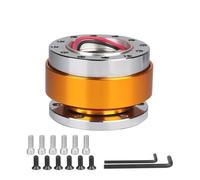 Car Tuning Steering Wheel Quick Release Hub Adapter Snap Off Boss Kit Auto Accessories YIJIAVSX(Golden)