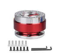 Car Tuning Steering Wheel Quick Release Hub Adapter Snap Off Boss Kit Auto Accessories YIJIAVSX(Red)