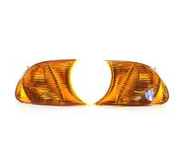 Car Turn Side Light Compatible With Bmw For E46 2-Door 1998 1999 2000 2001 Car Front Turn Signal Light Corner Lamp Headlight Fog Light Assy 63126904299(Yellow Lens)