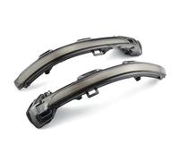 Car Turn Signal Light Car Accessories Dynamic Turn Signal Light Rearview Mirror Blinker Indicator Compatible With VW For Arteon 2016 2017(Black)