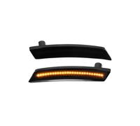 Car Turn Signal Light Compatible With Mini For Cooper R55 R56 R57 R58 R59 R60 R61 Front Rear Marker Lamp Side Lights 63132751332 63132751334(Black)