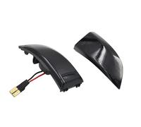 Car Turn Signal Light LED For Megane MK3 For Laguna III X91 For Scenic For Fluence Side Rear Mirror Sequential Indicator Light (Dynamic Crystal)(Dynamic Smoked)