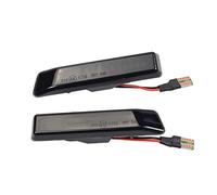 Car Turn Signal Lights 2Pcs LED Turn Signal Repeater Sequential Light Flashing Side Marker Lamp For BMW X5 E53 2000-2006 E36 1997-1999 Indicator Lens(Dynamic Smoked)