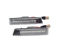 Car Turn Signal Lights 2Pcs LED Turn Signal Repeater Sequential Light Flashing Side Marker Lamp For BMW X5 E53 2000-2006 E36 1997-1999 Indicator Lens(Dynamic Crystal)