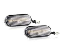 Car Turn Signal Lights Dynamic LED Side Marker Turn Signal Light For VW For Transporter For Multivan T5 7E 7F 7J 7H 2007-2015 For Amarok 09 2010-up(2xDynamic Crystal)