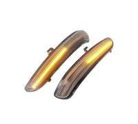 Car Turn Signal Lights For Peugeot 208 2008 2012 2013 2014 2015 2016 2017 2018 2019 2020 Dynamic LED Side Mirror Blinker Flowing Light Dynamic Turn Signal Light(Dynamic Smoked)