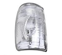 Car Turn Signal Lights White Turn Signal Cover Rear View Mirror Light Indicator Lens Without Bulbs For Transit MK8 2014 2019 Car Accessories(Signal Light Left)