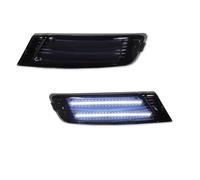 Car Turn Signals Indicators Light For For Liberty 2005-2007 Dynamic LED Car Front Bumper Corner Turn Signal DRL Parking Lights(Smoked Lens)