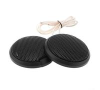 Car Tweeter 20W High Frequency Dome Speaker 4 Ohm DC12V Car Audio Stereo System Component with Built-in Crossover - For Vehicle Sound Upgrade Black 2