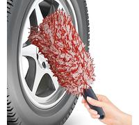 Car Tyre Brush, Car Wash Tire Brush, Soft Detailing Tool, Anti-Scratch Scrubber | Multi-Function Wheel Cleaning Brush for SUV, Truck, Vehicles