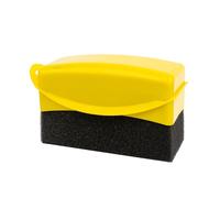 Car Tyre Dressing Applicator - Mess-Free Tyre Shine Sponge with Grip Handle for Car Cleaning & Detailing