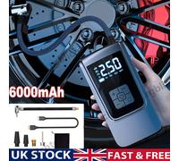 Car Tyre Inflator Cordless Digital USB Rechargeable Tire Air Compressor Pumps UK
