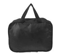 Car Tyre Pump Storage Bag, Fabric Inflator Carrier with Handle and Zip | Lightweight Black Organiser for Air Pump, Power Cord and Hose, Suitable for Drivers, Errands and Roadside Emergencies