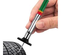 Car Tyre Tread Depth Gauge Uk - Car Tyre Tread Depth Gauge | Color-Coded Tire Wear Tool For SUV, Sedan, Caravan | Easy-to-Read Compact Indicator For Beginners, Ensures Driving Safety In Snow, Rain, An