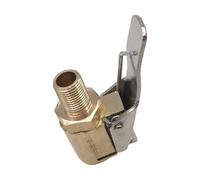 Car Tyre Valva Adapter, Quick Release Tyre Valva Adapter, Brass Tyre Air Chuck, Strong Brass Portable Quick Release, Foot Pump Thread Nozzle Adapter, Tyre Chuck Hose End With Barb Connector