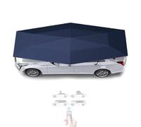 Car Umbrella Cover with Remote Control, Movable Foldable Carport, Universal Car Sun Shade Umbrella Cover Tent, Fully Automatic Folding, Portable Auto Sunshade & Heat Insulation 4.2 * 2.3m