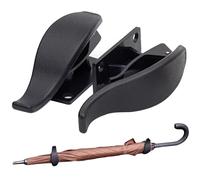 Car umbrella holder, ABS 14 x 5 cm, 2-piece self-adhesive storage with quick attachment, rear seat, boot, universal umbrella holder, road trip