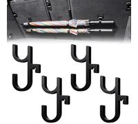 Car Umbrella Hook, 4PCS Car Trunk Umbrella Holder Clip Hook, Umbrella Holder, Multifunctional Universal Cars Seat Organizer Hooks, Car Hooks, Space-Saving Easy to Instal, Suitable for Any Cars
