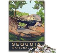 Car Under The Arch Rock Jigsaw Puzzles 1000 Pieces for Adults Teens, Stress Reliever Staycation Kill Time Enhance Love between Couples 1000pcs(26x38cm)