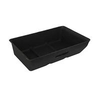 Car Underseat Storage Box, Suitable for Car 3/Y, Organiser with Felt Structure, High Capacity, Decoration Drawer with Lid Cover, Photo Storage Boxes for Pictures with Lock Hole, with
