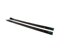 Car Universal Car Side Skirt Fender Splitters Spoiler For A3 A4 A5 A6 A7 A8 Q3 Q5 Q7 RS5 RS6 RS7 S3 S4 TT(Glossy black 2)