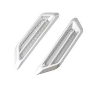 Car Universal Carbon Fiber Car Decorative Cell Air Flow Intake Hood Scoop Bonnet Vent Cover Stickers Decoration Modified Pieces Car Bonnet Vents Cover