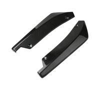 Car Universal Front Rear Bumper Strip Lip Spoiler Diffuser Splitter Scratch Protector Car Carbon Fiber Winglets Side Skirt Exten LTQSIV(Black)