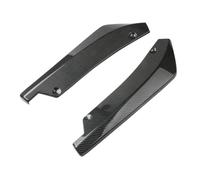 Car Universal Front Rear Bumper Strip Lip Spoiler Diffuser Splitter Scratch Protector Carbon Fiber Winglets Side Skirt Extension(Carbon fiber)