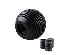 Car Universal Gear Shift Knob Lever Shifter Handle Aluminum Head Car Gear Shift Knob(Black)