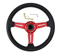 Car Universal PU 13 Inch Racing Sport Steering Wheel Paddle Shifter
