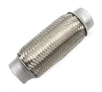Car Universal Telescopic Flexible Connection Braid Bellows Muffler Pipe Exhaust Tube Rear Tail Throat(38MM-100MM)