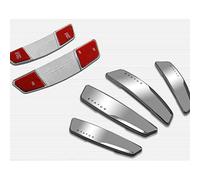 CAR Urethane Slim Door Edge Guards Door Protector Guard Molding x4pcs (Silver)