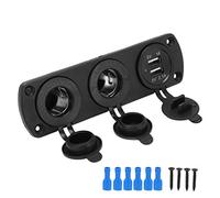 Car USB 3 Hole 2.1A Design Intelligent Control Dual Port Car Power Outlet