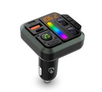Bluetooth 5.3 Wireless Car FM Transmitter Charger USB-C Car Cigarette Lighter